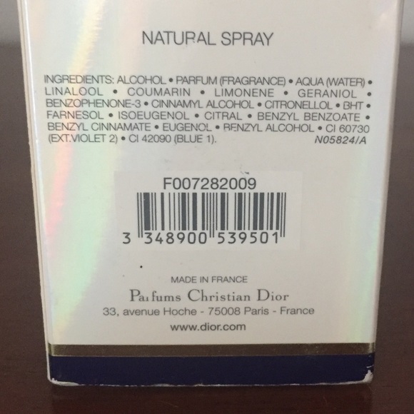 EUC Authentic Dior Set of 2 Empty Bottles 50ml - Picture 8 of 8